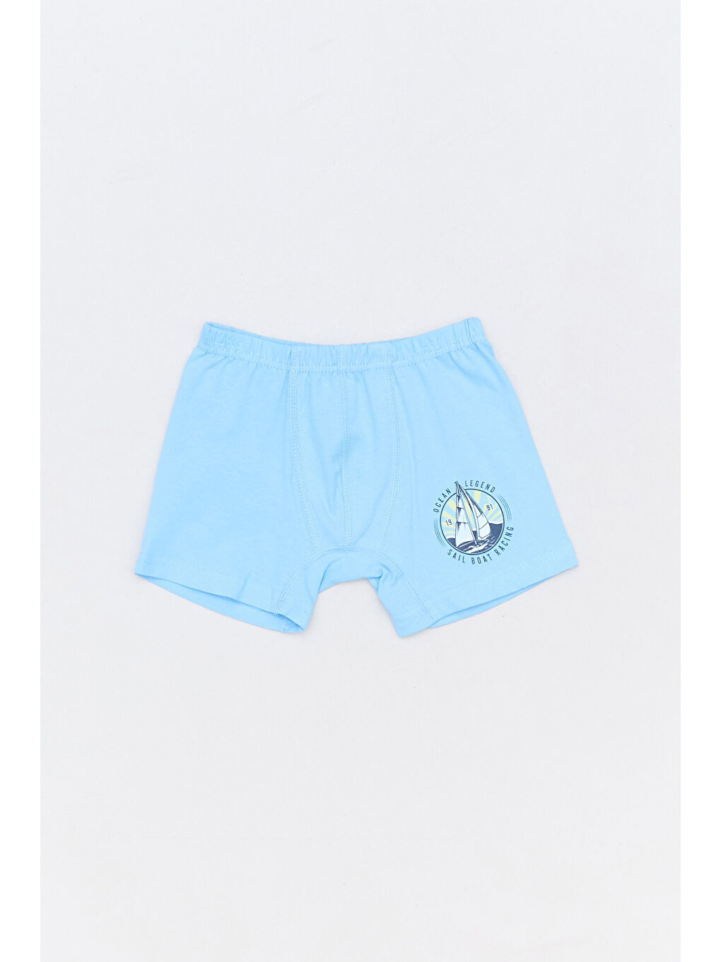 Lacivert Dinozor Baskılı Erkek Çocuk 3 Lü Boxer-2