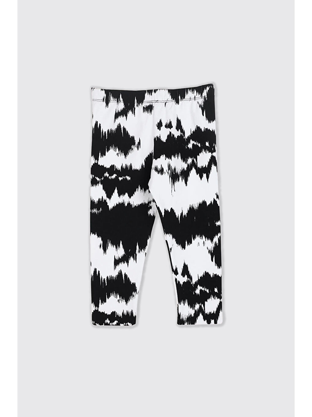 Kız Bebek Desenli Beyaz Tayt