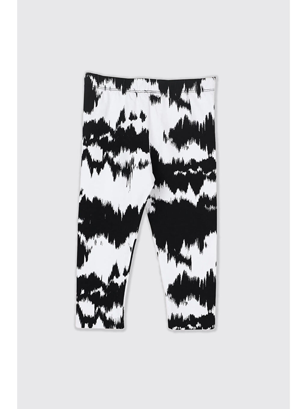 Kız Bebek Desenli Beyaz Tayt-1