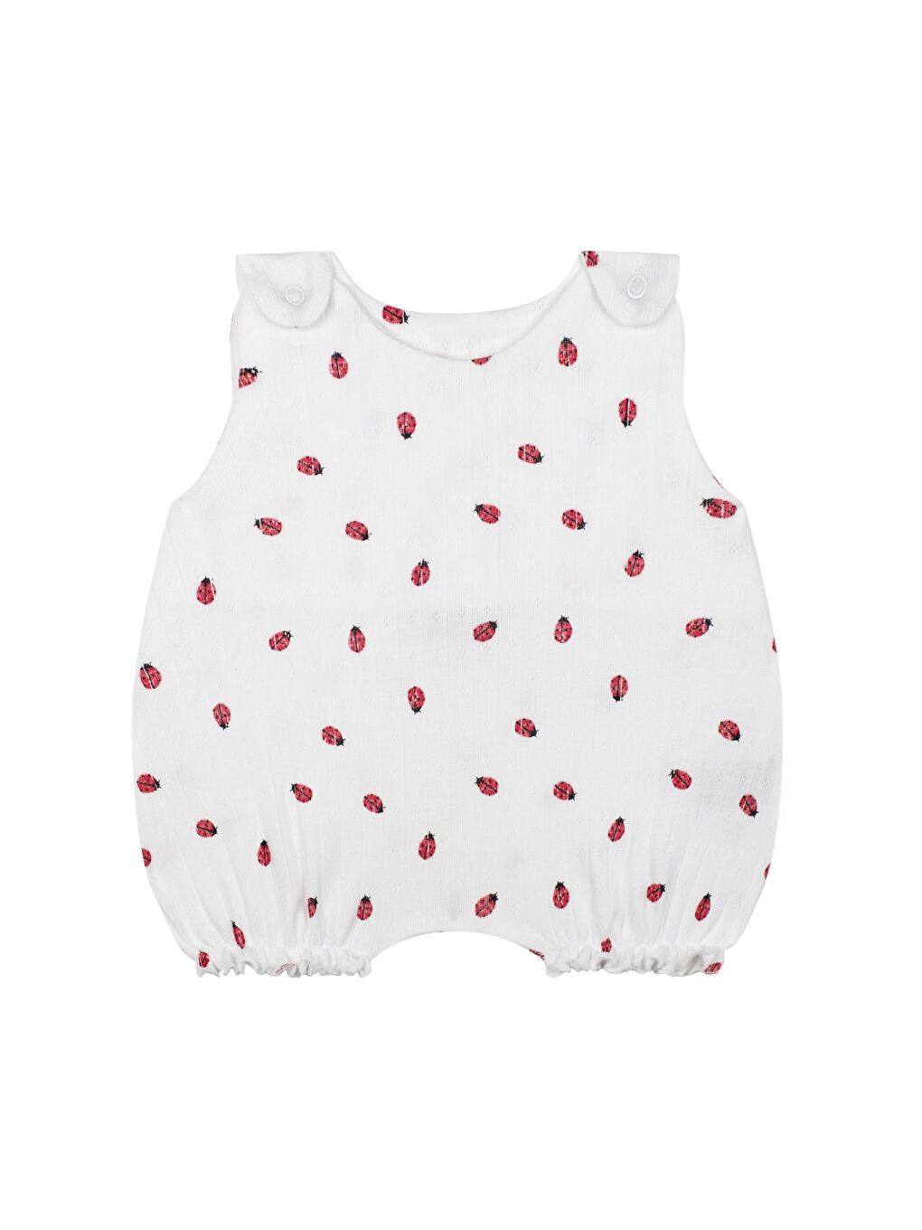 Beyaz Uğurböceği Balon Tulum