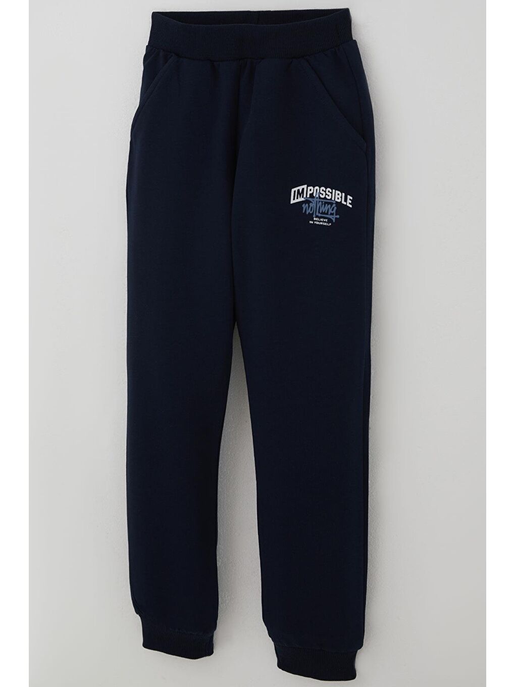 Erkek Çocuk Eşofman Takımı Sırt Baskı Detaylı Cepli İndigo (7-12 Yaş)-6