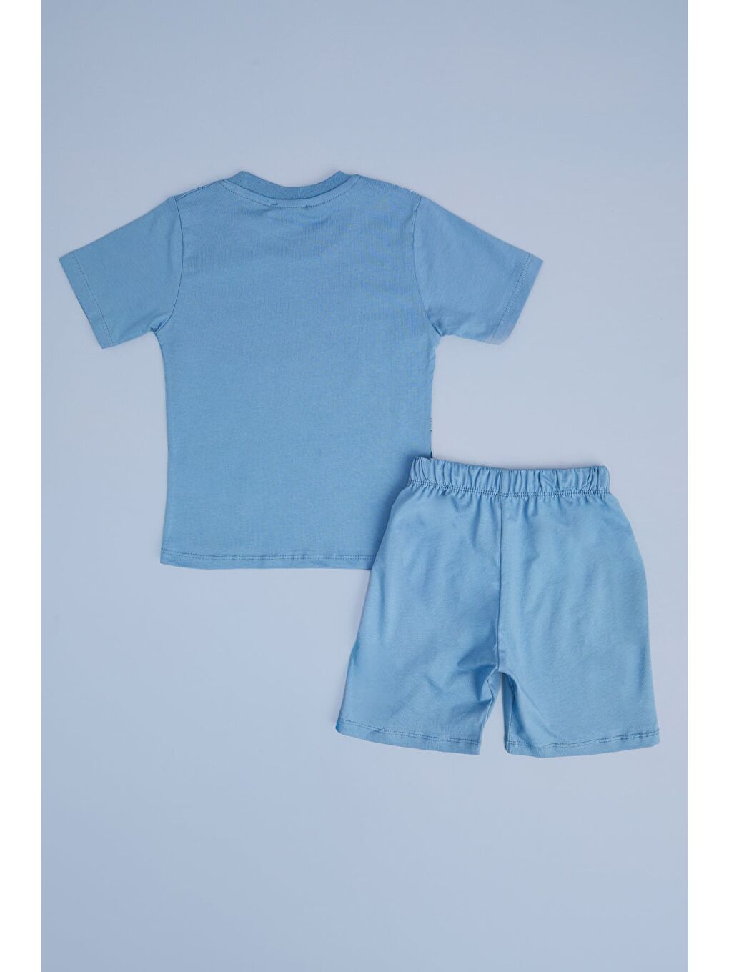 İndigo %100 Pamuk Palmiye Baskılı Erkek Çocuk 2 Li Takım-1