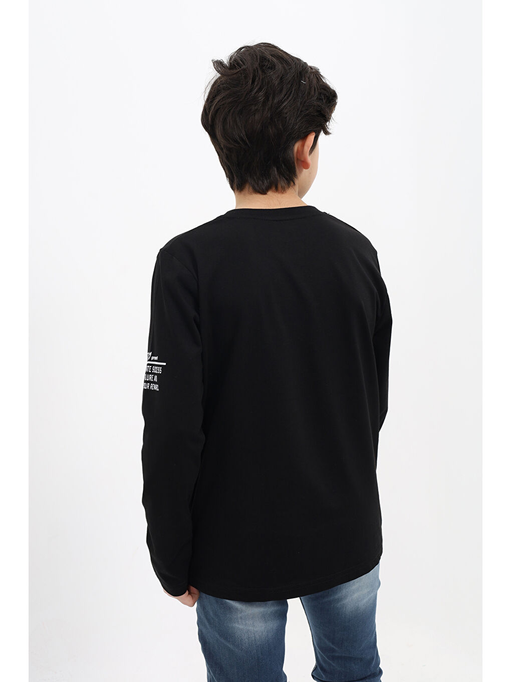 Siyah Erkek Çocuk Tişört-3