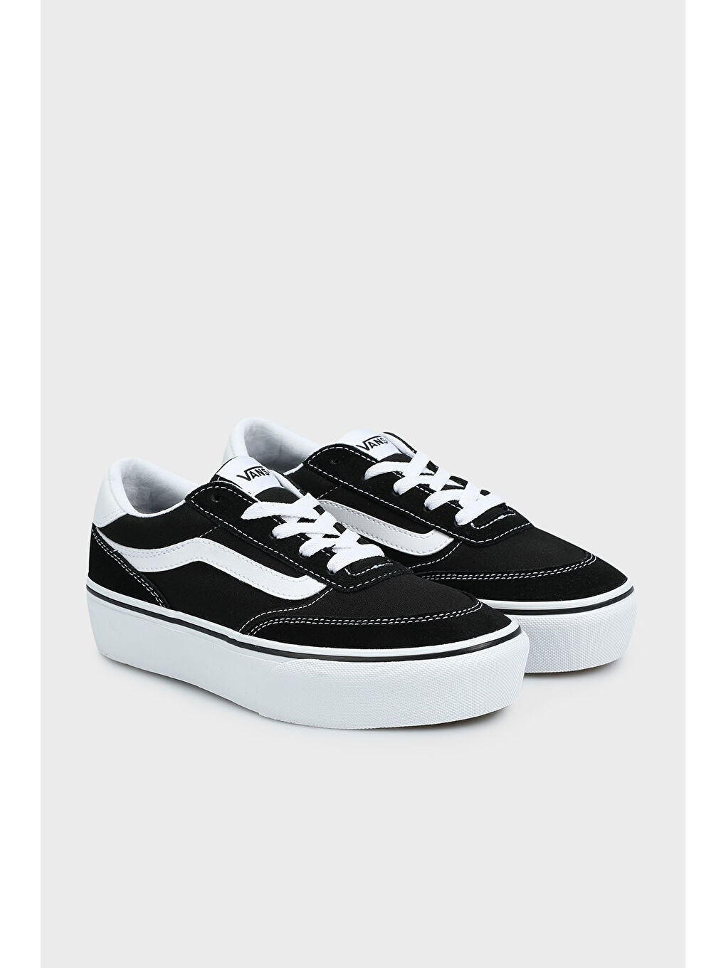 Siyah Brooklyn LS Platform Süet Logolu Casual Kadın Ayakkabı VN000DC4BA21-1