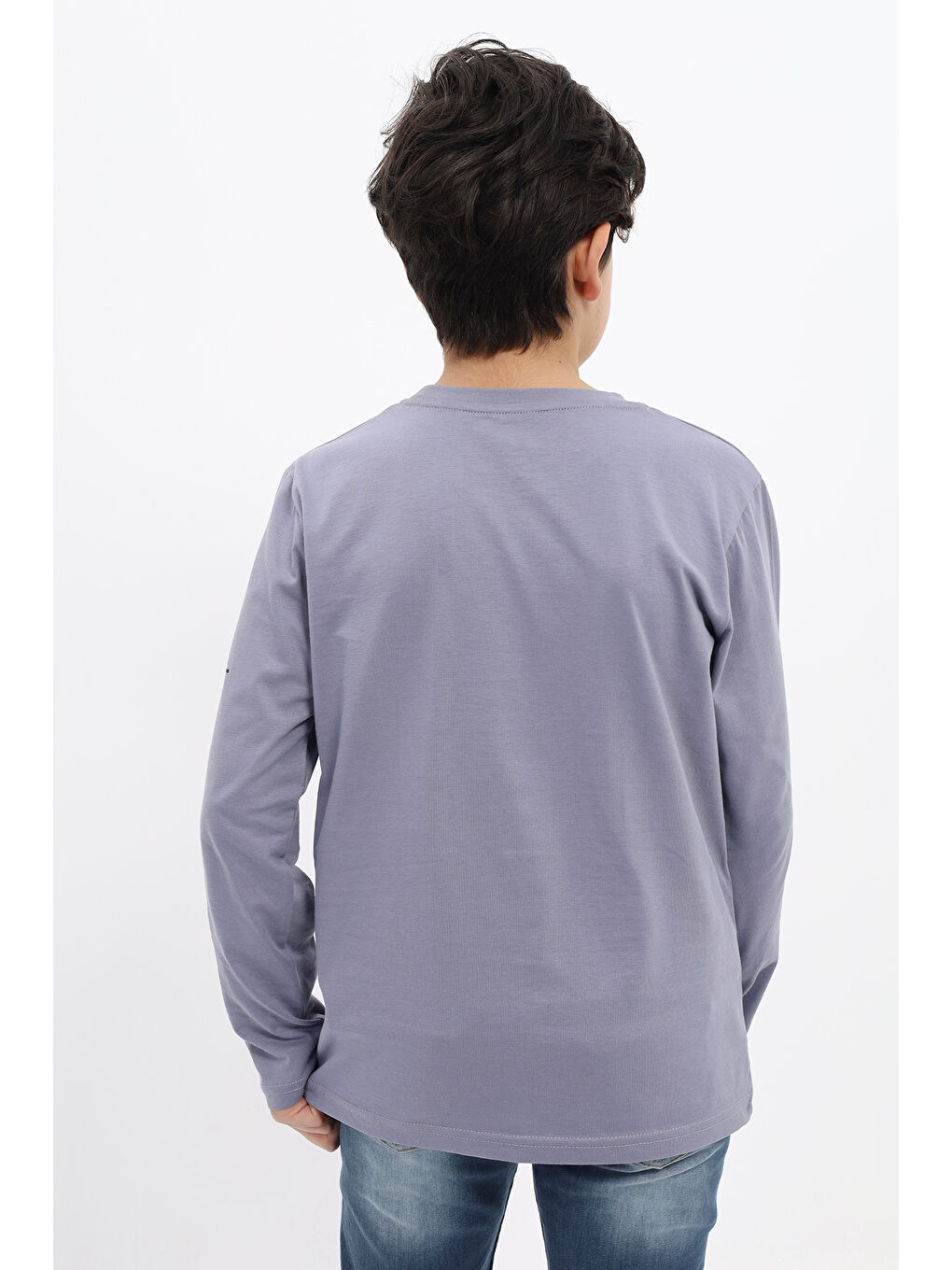 Gri Erkek Çocuk Tişört-3