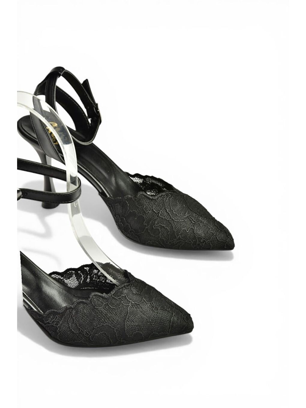 Siyah Kadın Topuklu Ayakkabı Y752044206-4