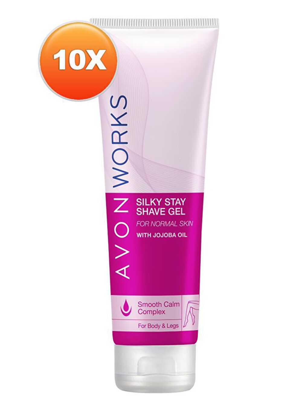 AVON Renksiz Works Vücut ve Bacaklar için Tıraş Jeli 150 ml 10'lu Set - 1