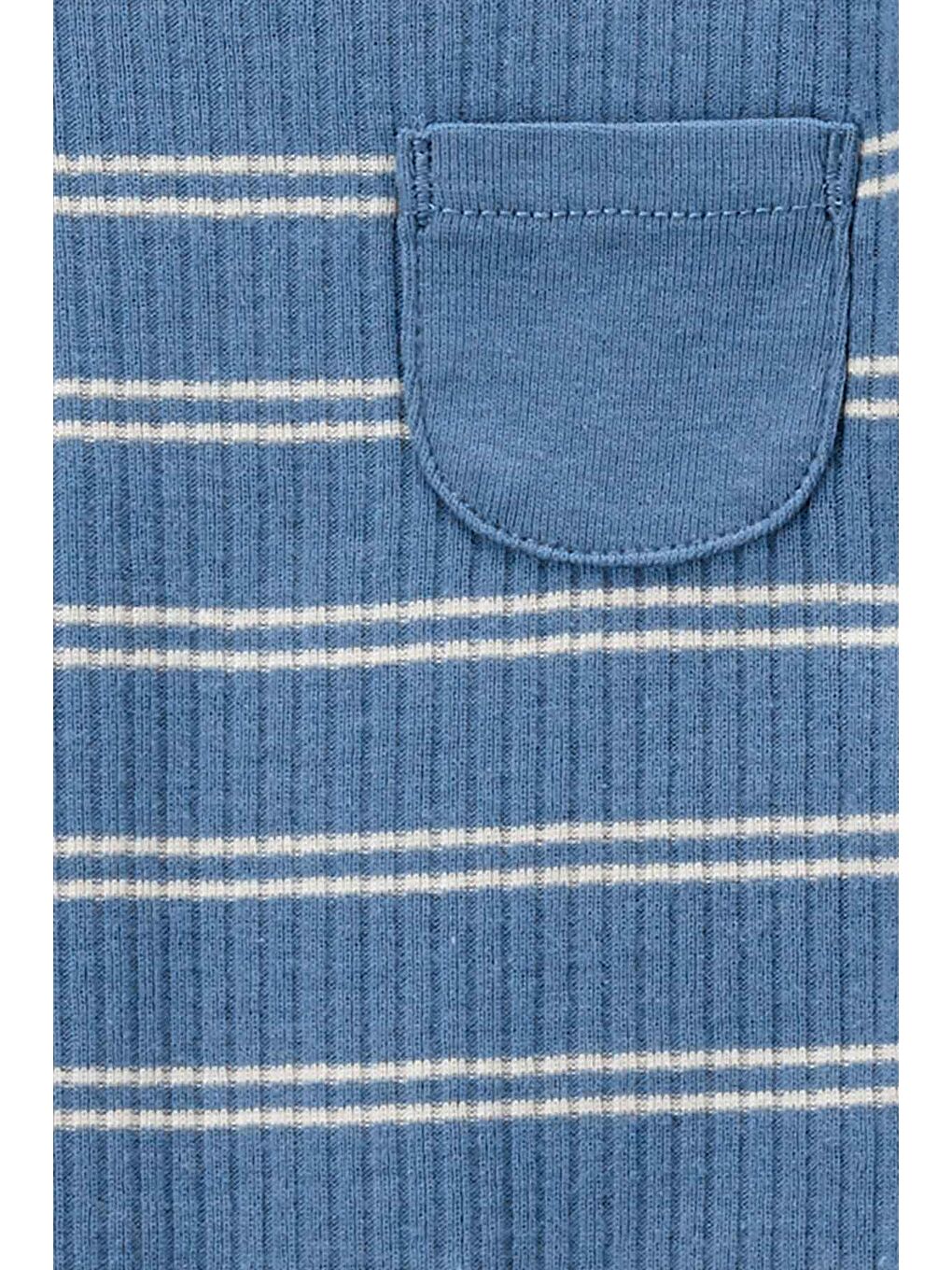 Mavi Erkek Bebek 3Lü Set-2