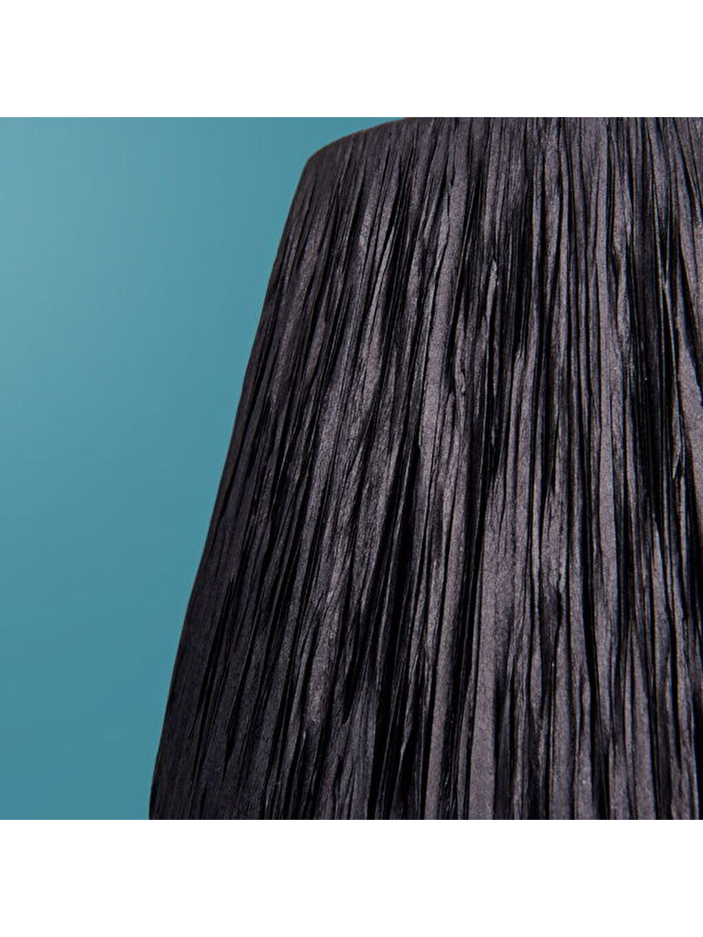 Vestri Seramik Abajur - Siyah / Beyaz - 40x40x25 cm-2