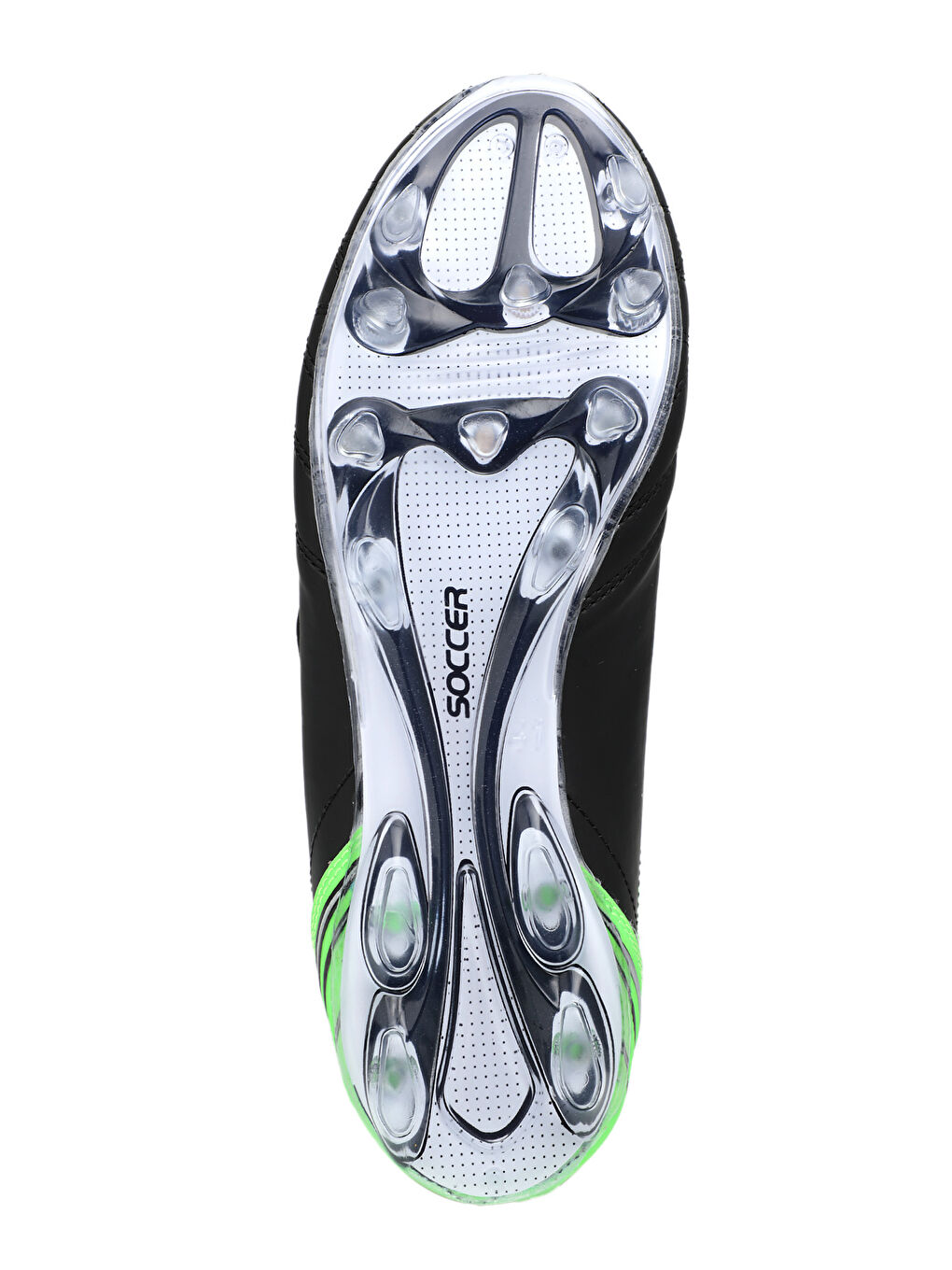HUGO KR Erkek Halı Saha Siyah / Yeşil Futbol Ayakkabısı-6