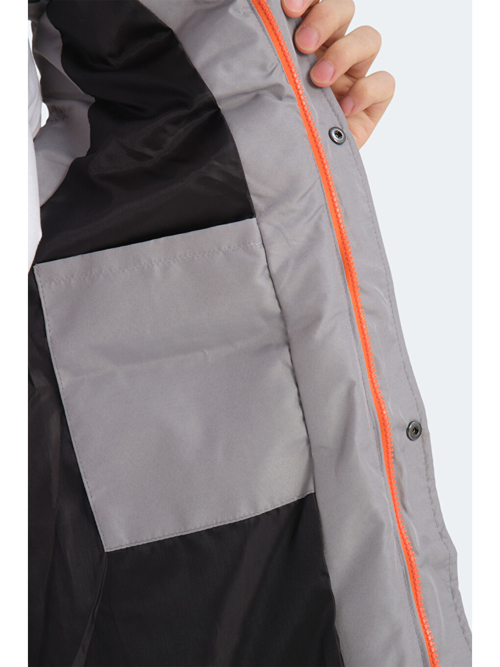 HELEN Erkek Koyu Gri Yelek-5