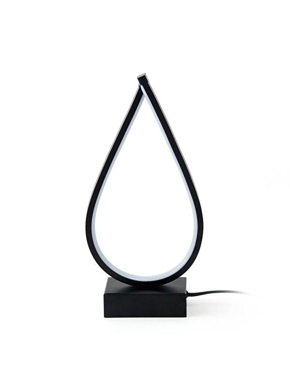 Damla Led Abajur - Siyah-5
