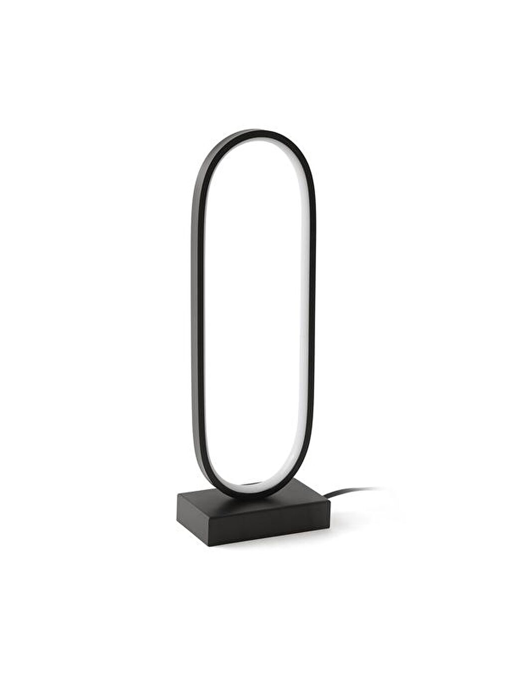 Siyah Tiran Led Abajur - Sarı / Işığı / Beyaz-3