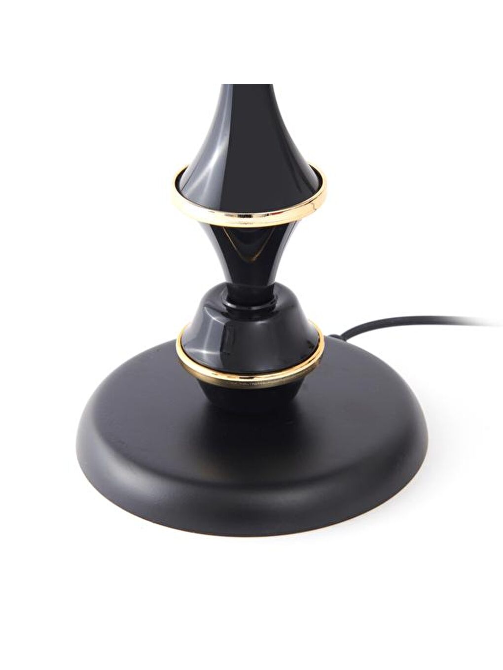 Berlin Metal Abajur - Siyah - 43x25x25 cm-4