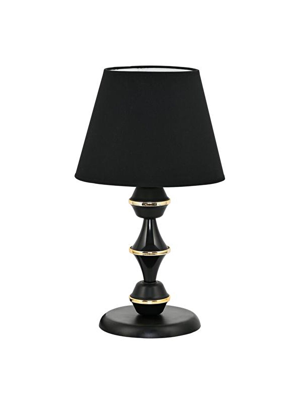 Berlin Metal Abajur - Siyah - 43x25x25 cm-6