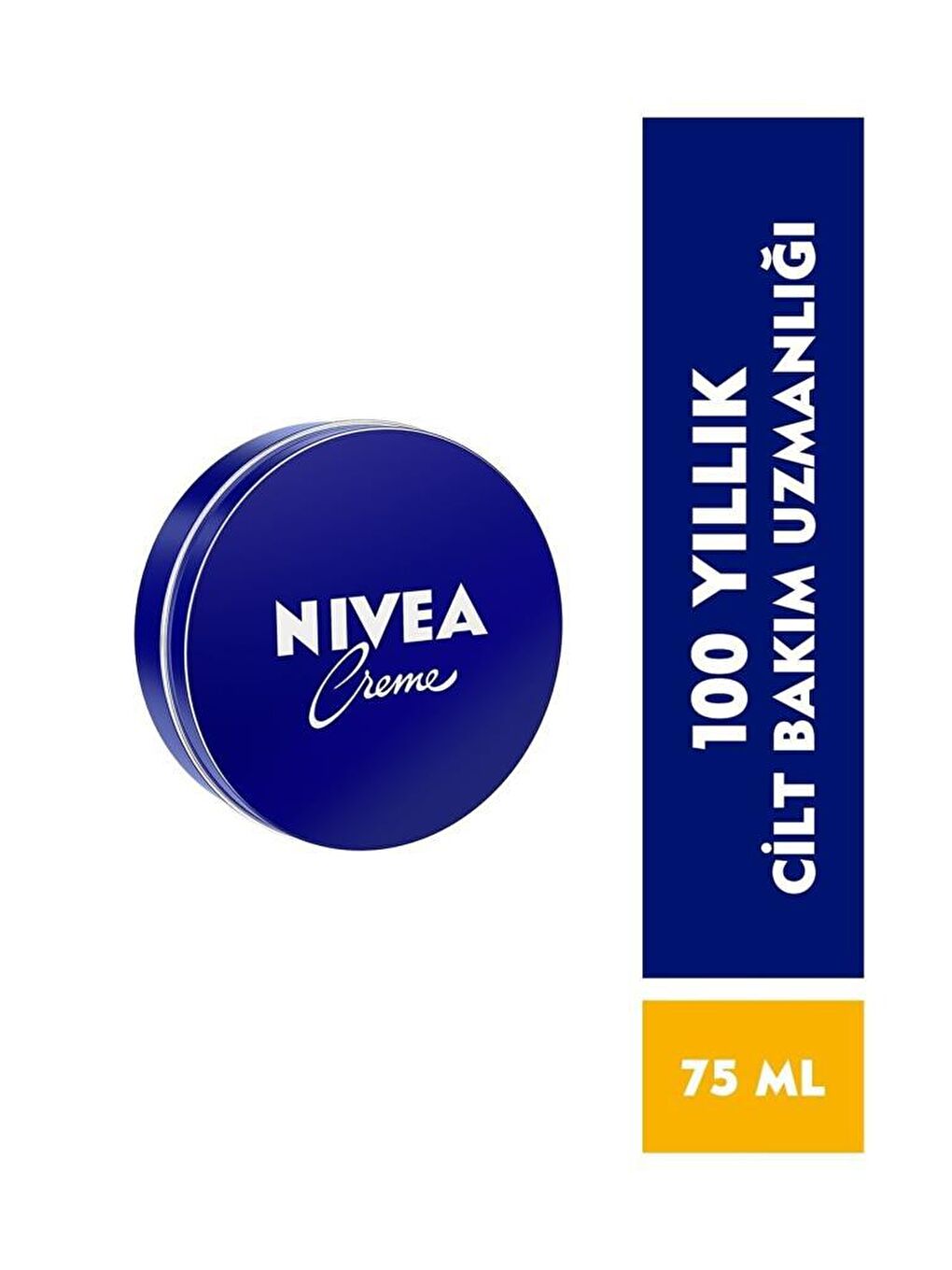 NIVEA Şeffaf Bakım Kremi Metal Kutu Klasik 75 ml