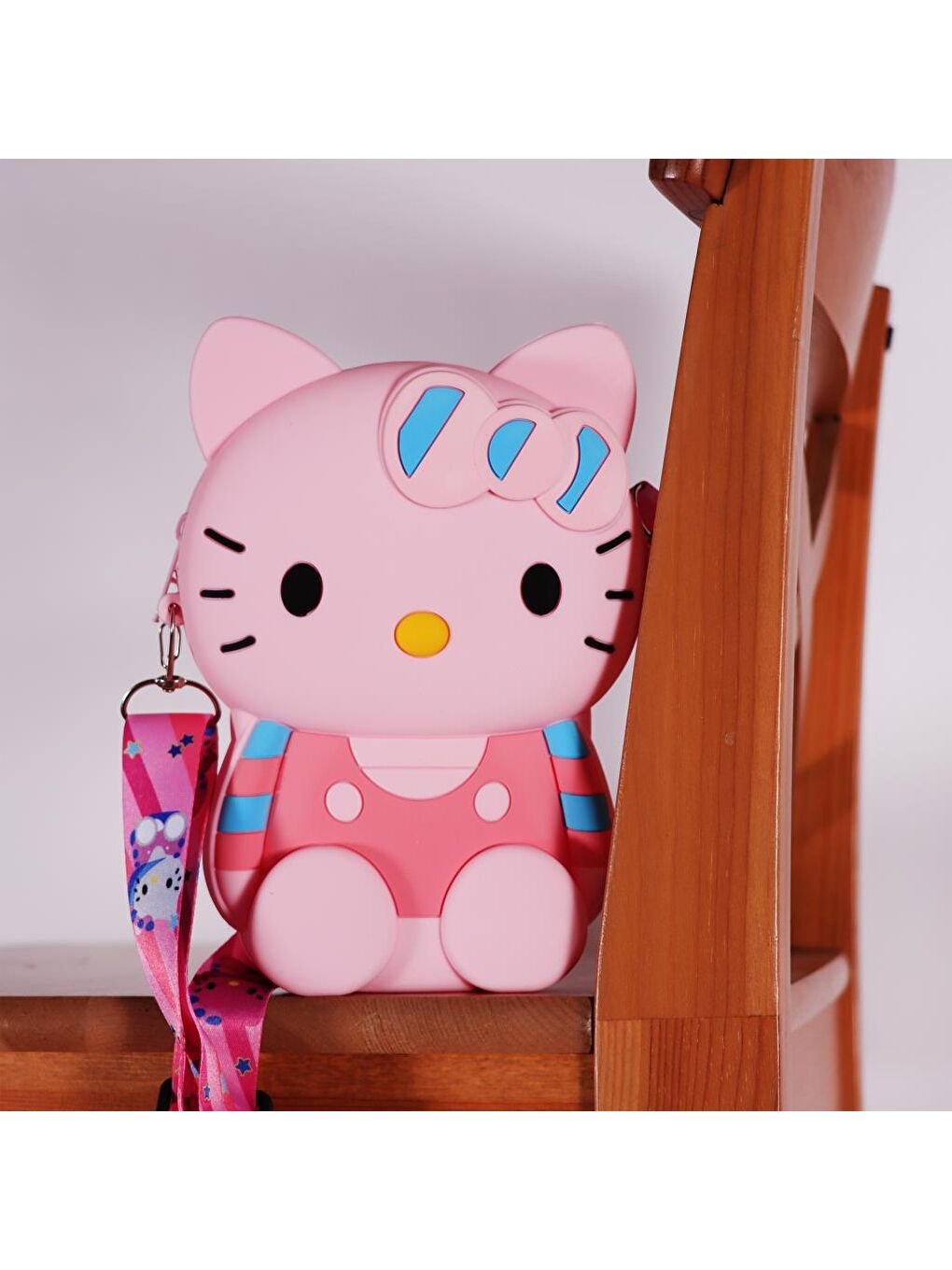 Ogi Mogi Toys Pembe Silikon Pembe Kedi Omuz Çantası - 4