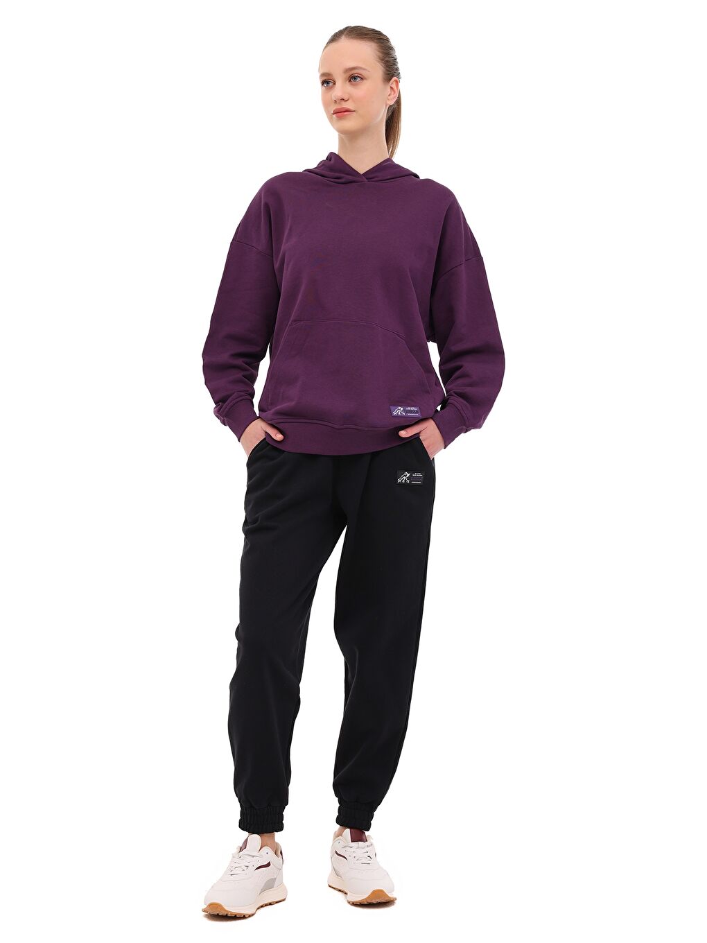 WL- 23POTER 5PR Siyah Kadın Eşofman Altı-2