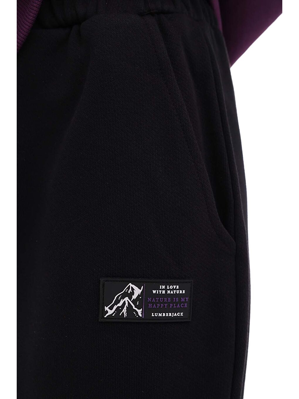 WL- 23POTER 5PR Siyah Kadın Eşofman Altı-3