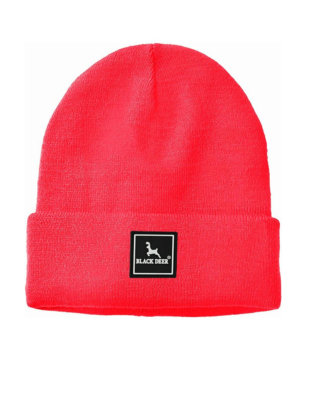 Black Deer Pembe Unisex Kışlık Bere Düz Logolu Yumuşak Triko Basic Akrilik Beanie