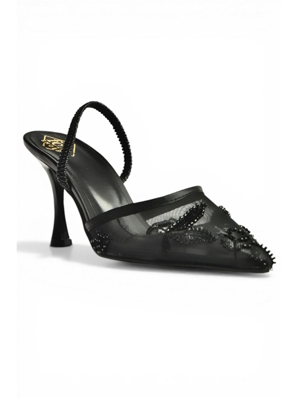 Siyah Kadın Topuklu Ayakkabı Y752076315-1