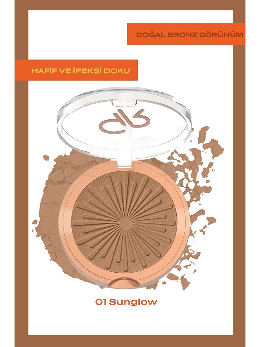 Sun Bright Bronzer Powder No: 01 Sun Glow - Bronzlaştırıcı Pudra