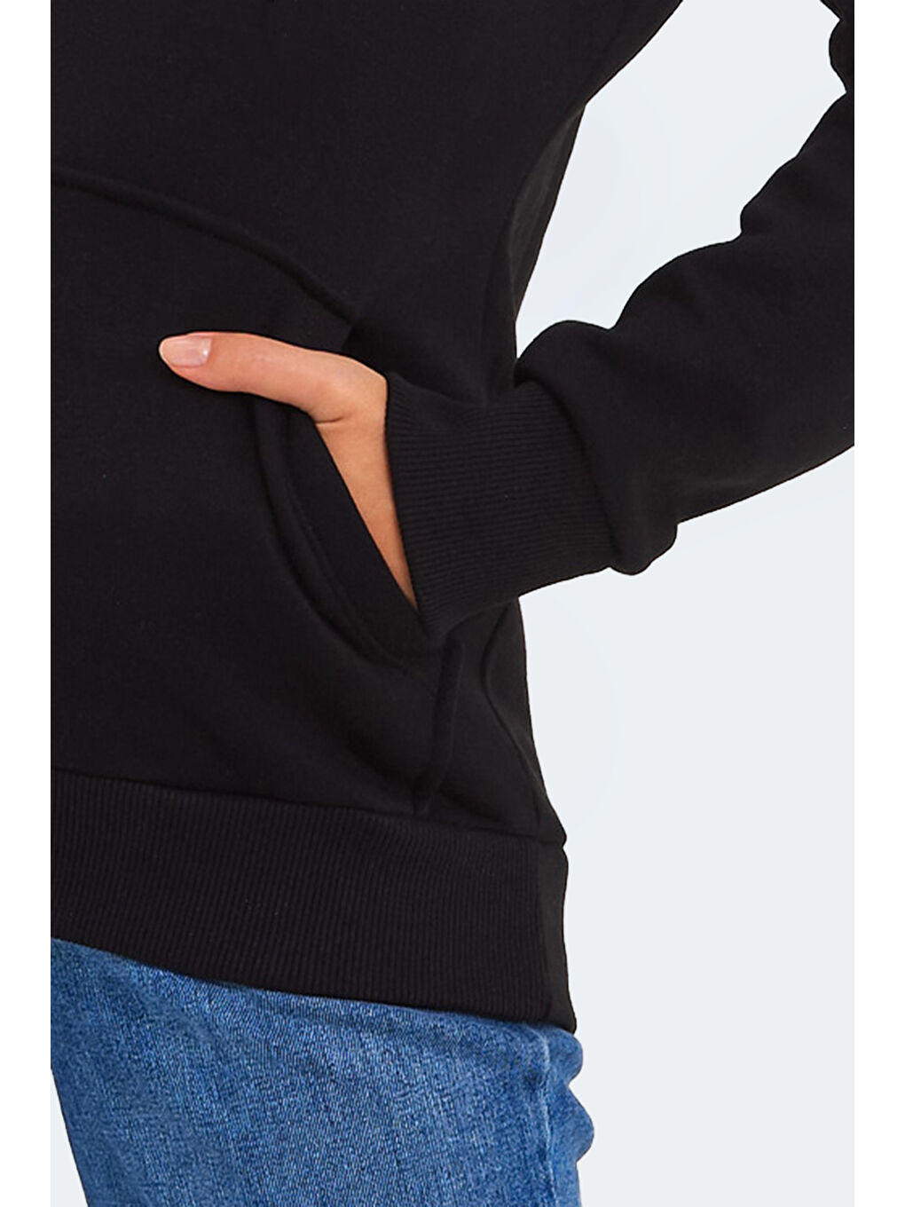 KESHIAN IN Kadın Siyah Sweatshirt-5