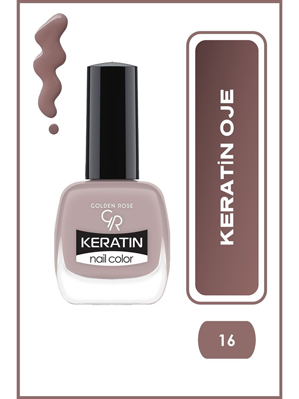 Keratin Nail Color No: 16 - Keratin Oje