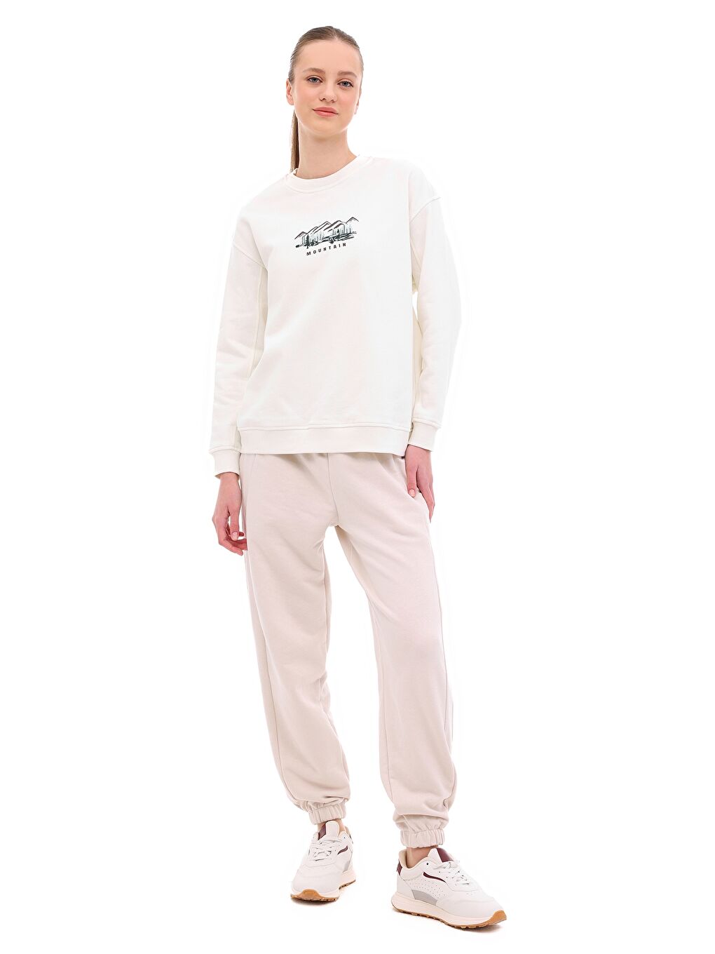 WL 23BLOOM-P 5PR Bej Kadın Eşofman Altı-2