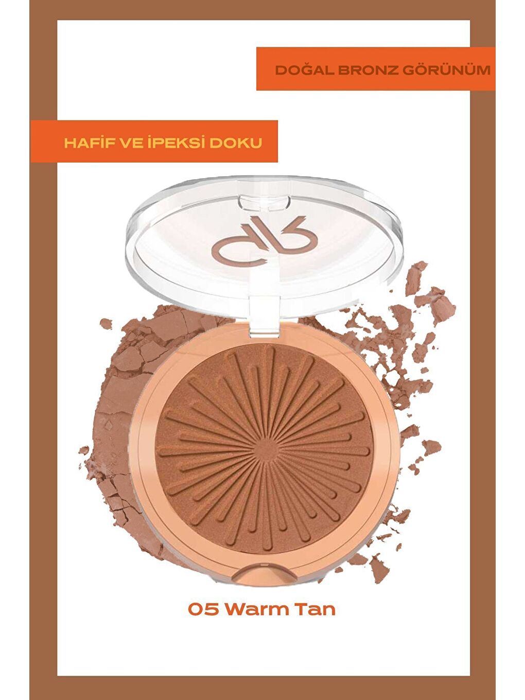 Sun Bright Bronzer Powder No: 05 Warm Tan - Bronzlaştırıcı Pudra