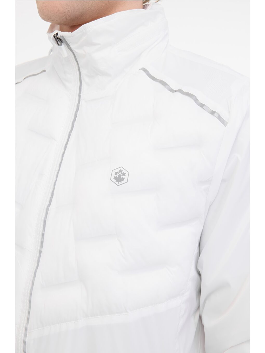 ML JIM 8PRF1-01 5FX Beyaz Erkek Yağmurluk-3