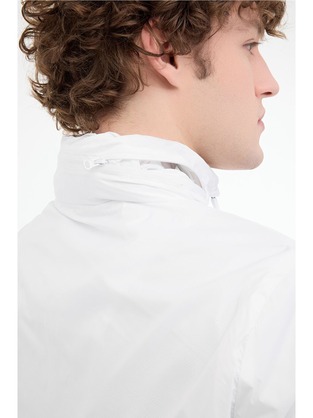 ML JIM 8PRF1-01 5FX Beyaz Erkek Yağmurluk-4