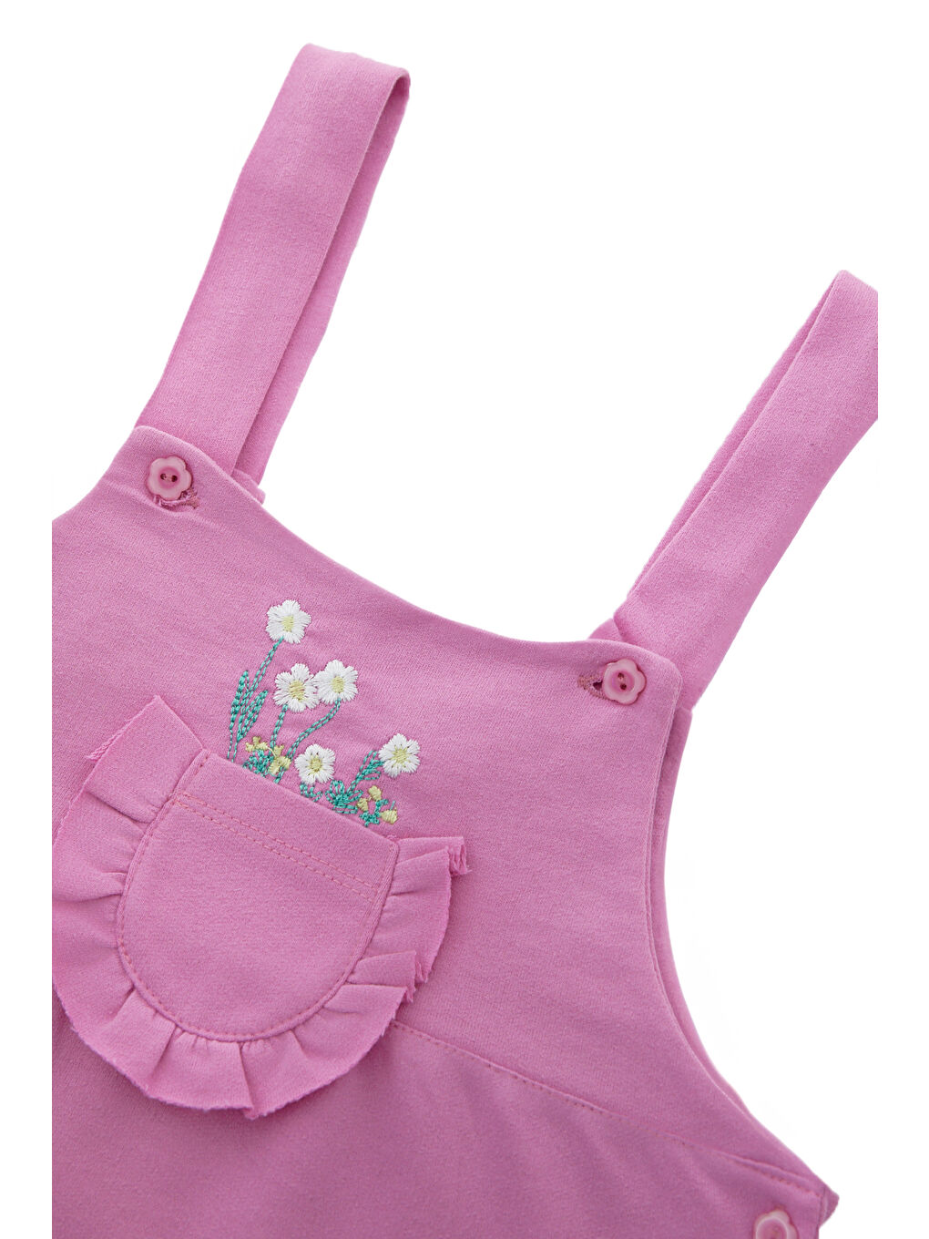 Minycenter Karışık Kız Bebek Salopet Set - 4