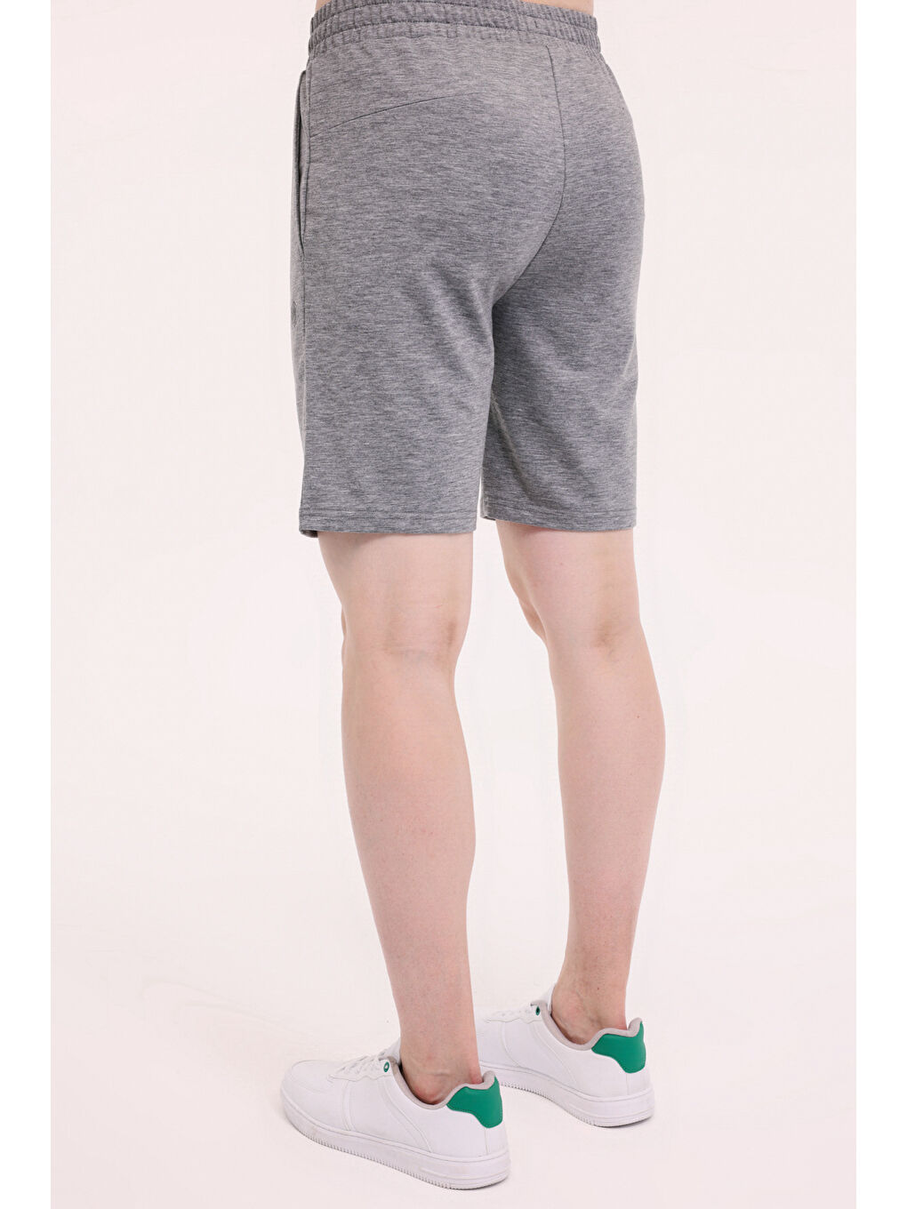 Gri ML BAMBO 20BAM03 5FX GRI MELANJ Erkek Şort-1