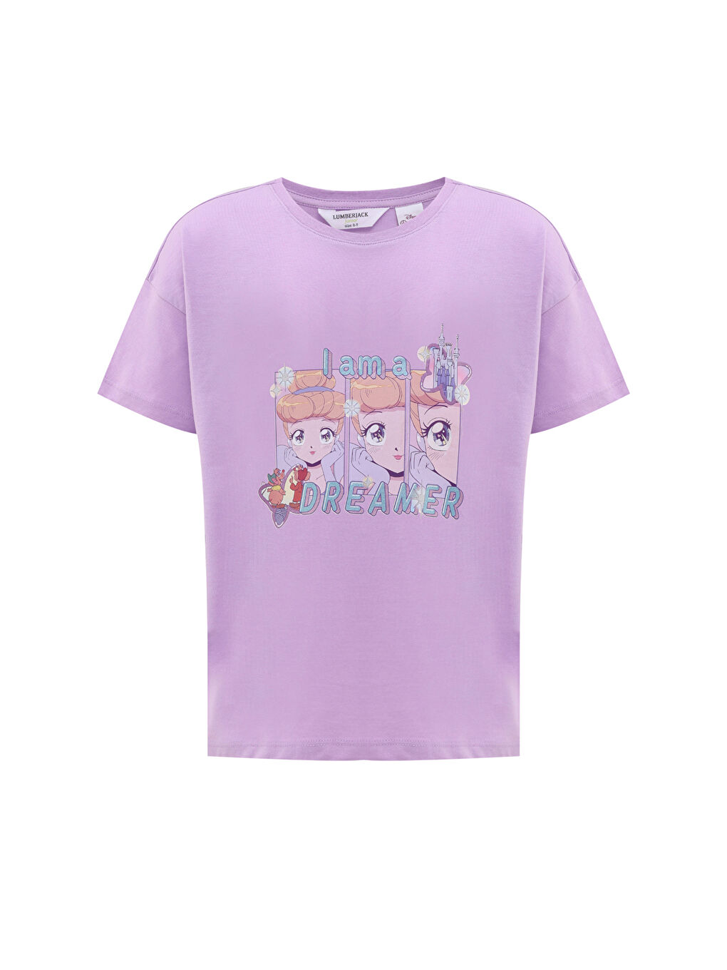 Mor GL CINDI 11GFG512 4FX Lila Kız Çocuk Kısa Kol T-Shirt