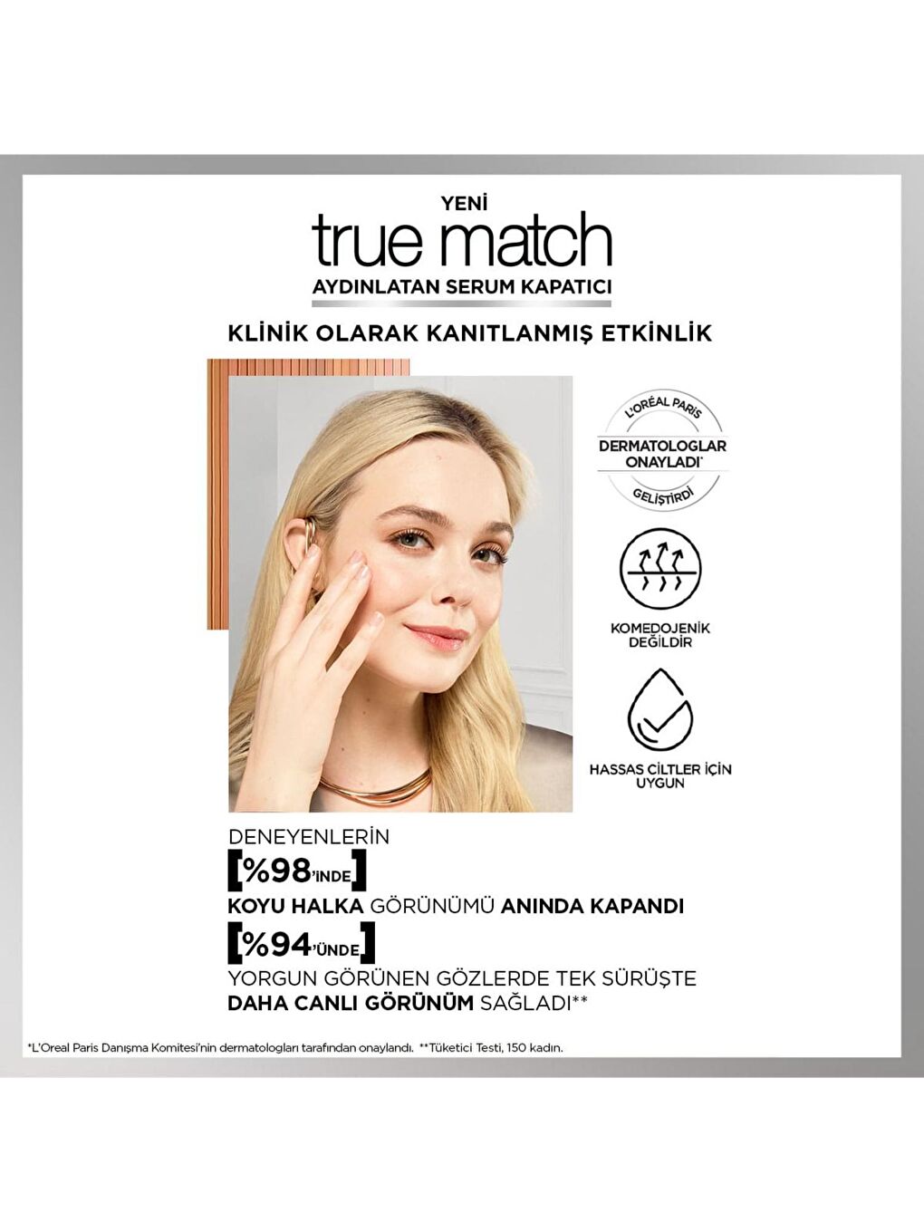 L'Oreal Paris Nude True Match Aydınlatan Serum Kapatıcı - 4N - 3