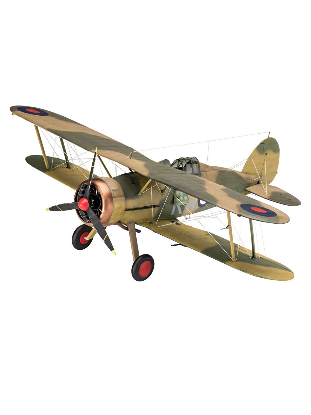 Revell Renksiz Maket Model Kit Gloster Gladiator MkII 03846 - 1