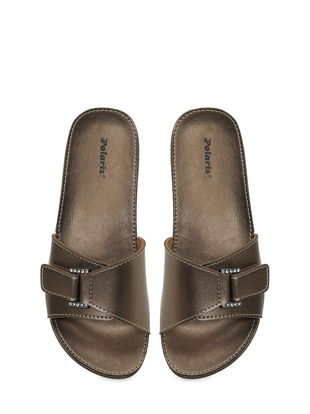 Sarı 409021.Z6FX Bronz Kadın Ev Terliği-3