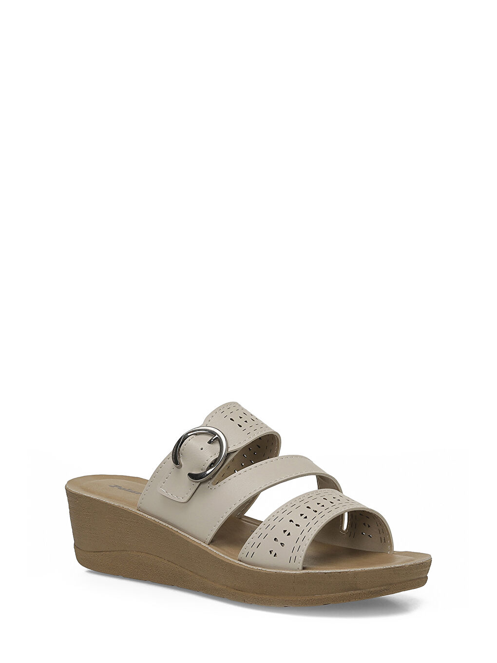 409022.Z6FX Bej Kadın Terlik-1