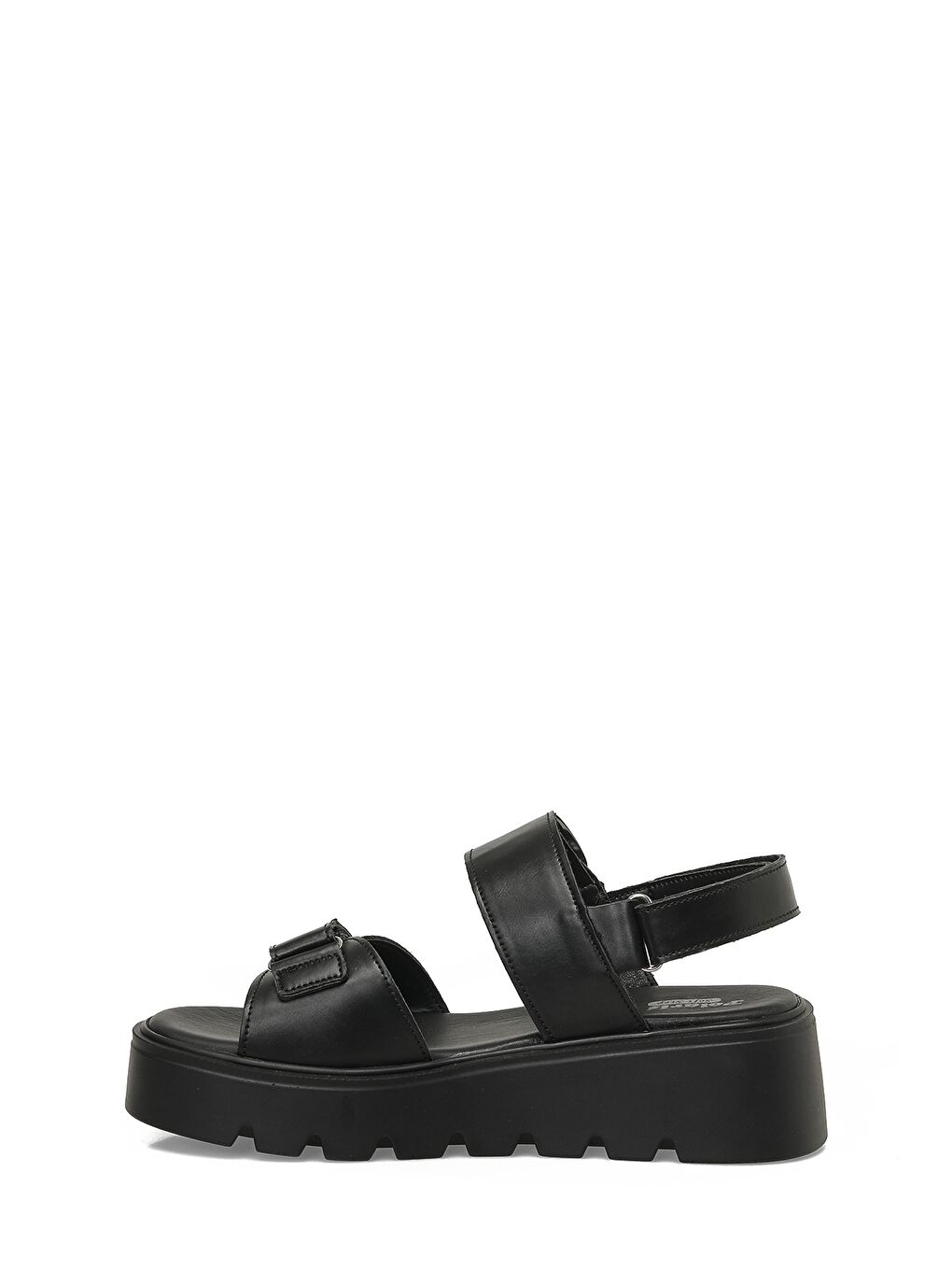 325583.Z 5FX Siyah Kadın Dolgu Topuk Sandalet-2