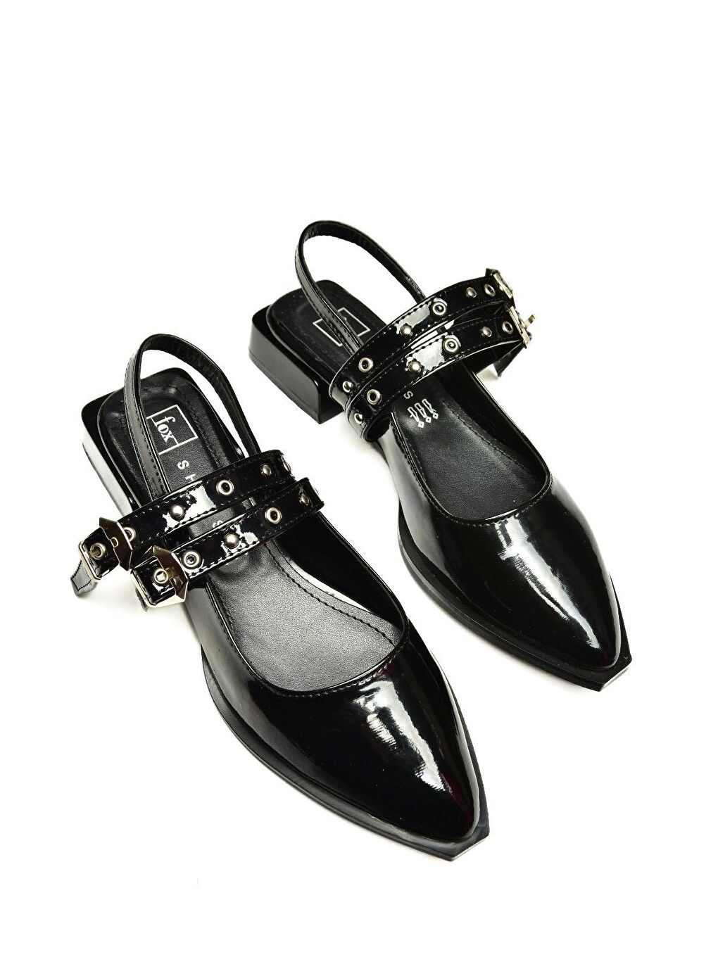Fox Shoes U5188006 Siyah Kadın Ayakkabı - 6