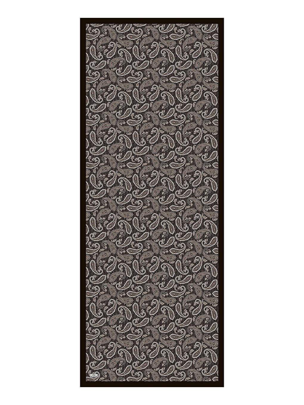 Kahverengi Pamuk Şal Lune Kahve-5