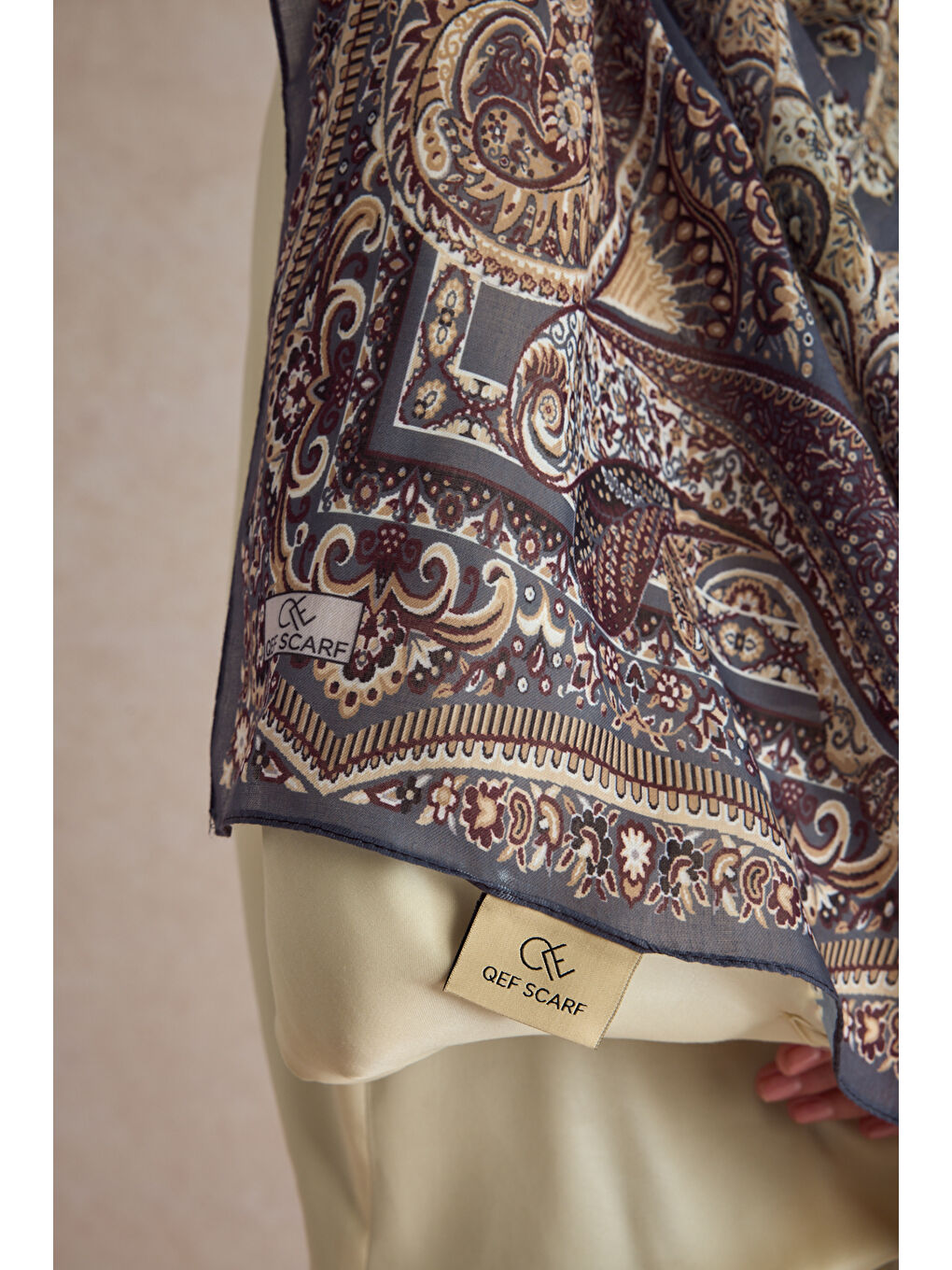 Yeşil Pamuk Şal Flow Olive-4