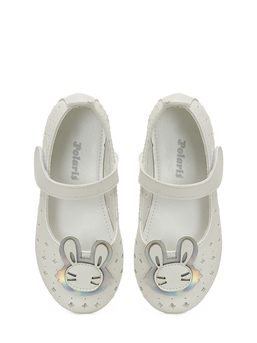 CORA.B5FX Beyaz Kız Çocuk Babet-3