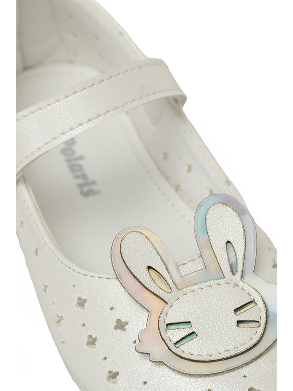 CORA.B5FX Beyaz Kız Çocuk Babet-6