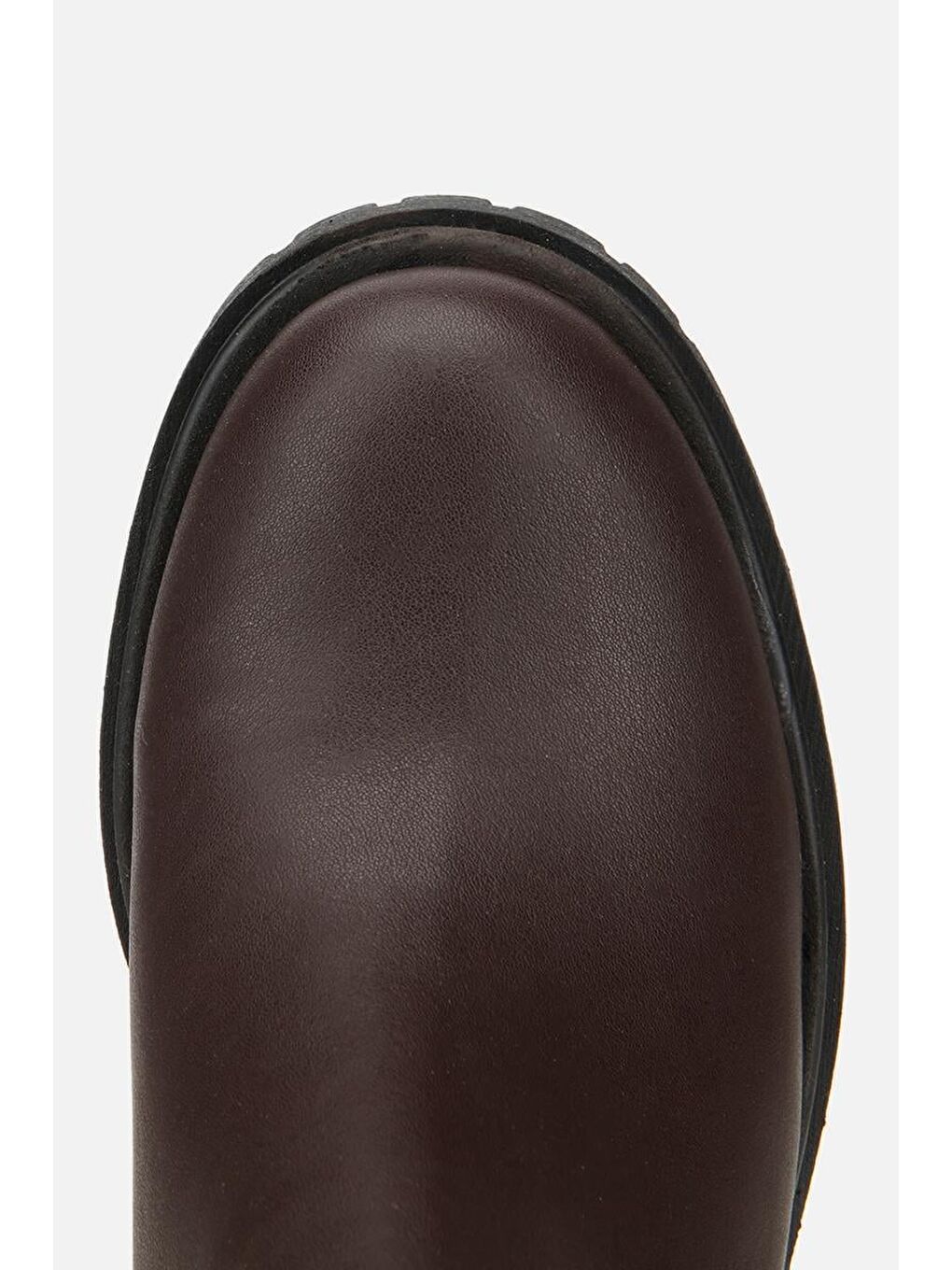 Kadın Kahverengi Kalın Tabanlı Bilekte Topuklu Bot-4