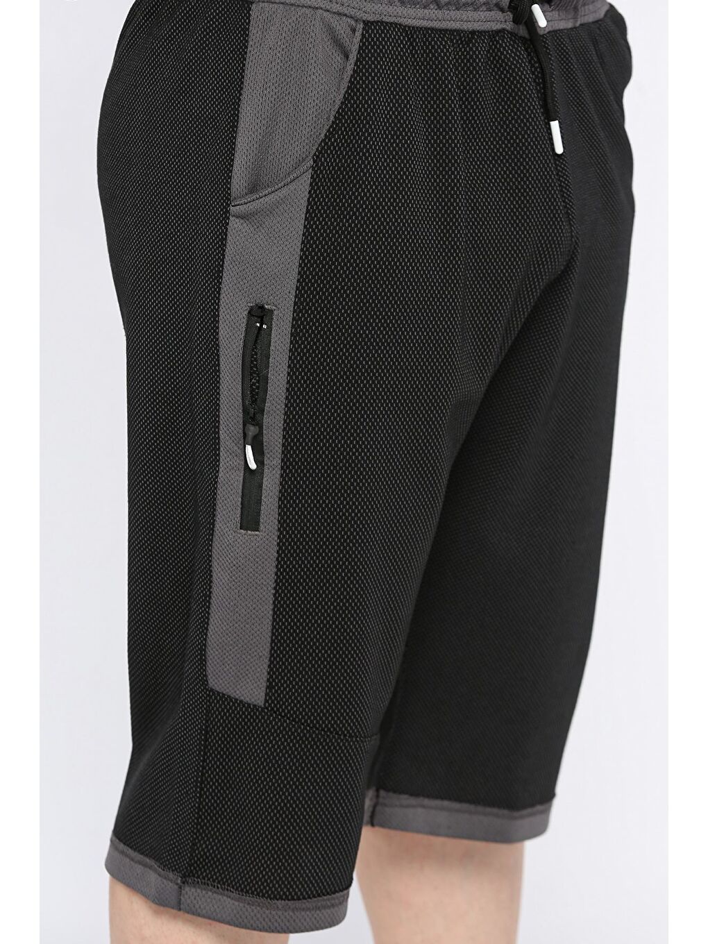 Antrasit Erkek Bel Bağlamalı Kapri-3