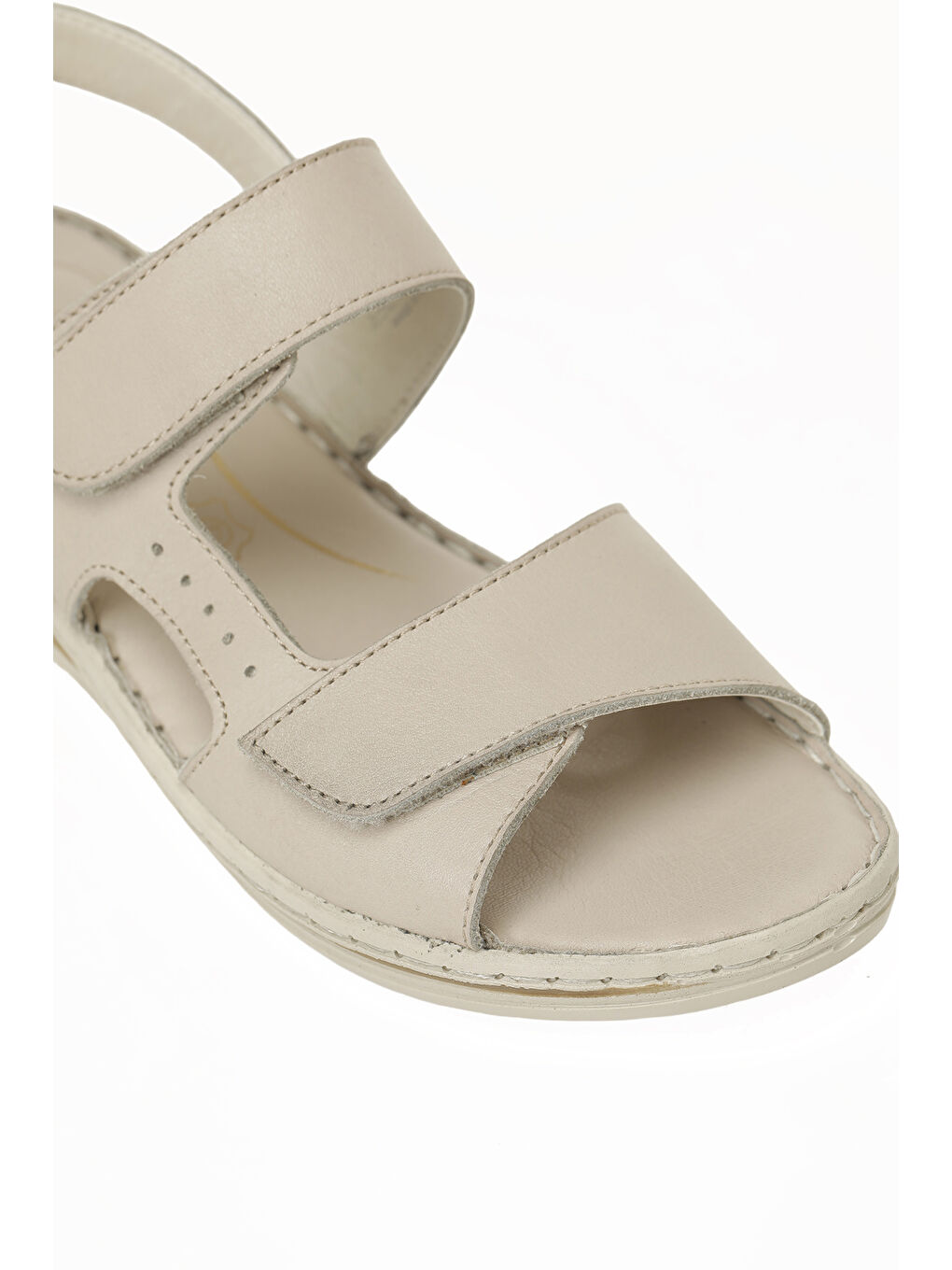 105815.Z Bej Kadın Comfort Sandalet-6