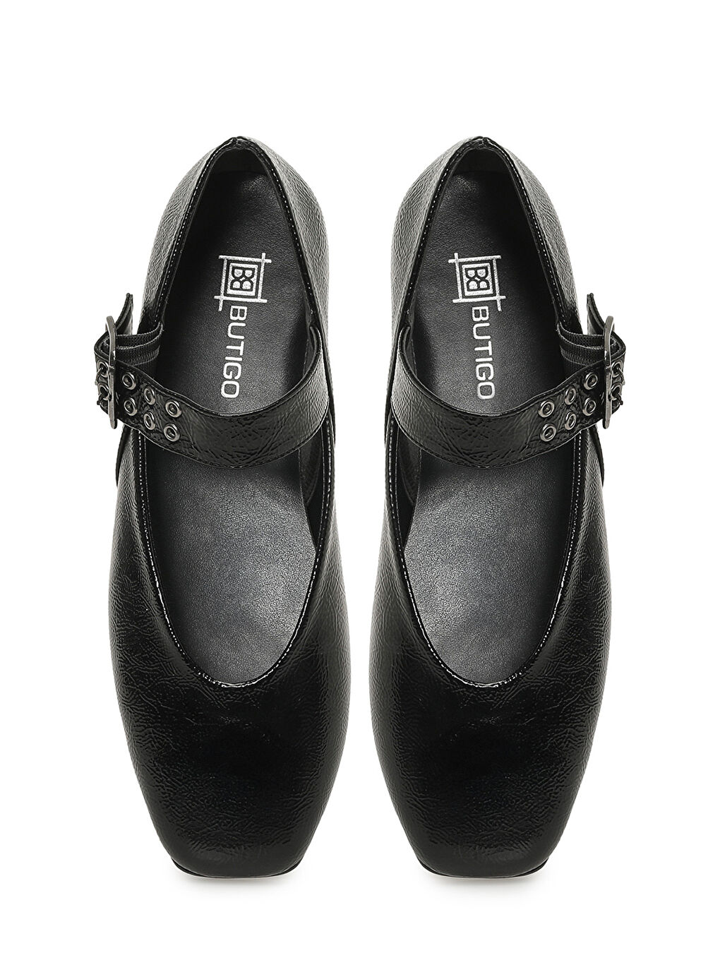 26S-992 6FX Siyah Kadın Babet-3