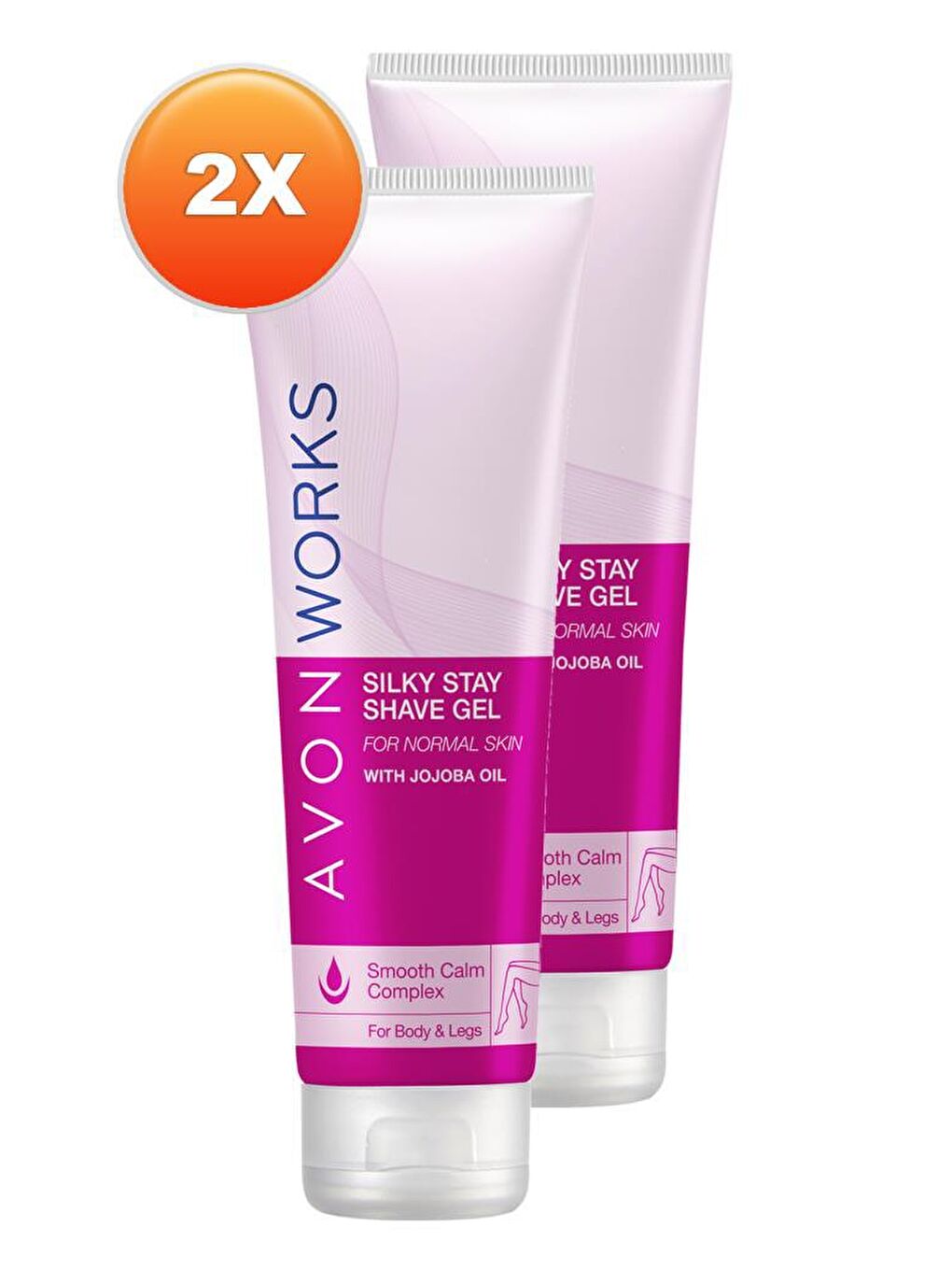 AVON Works Vücut ve Bacaklar için Tıraş Jeli 150 ml 2'li Set - 1